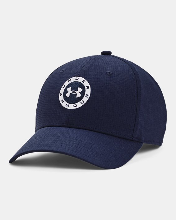 Men's UA Jordan Spieth Tour Adjustable Hat, Blue, pdpMainDesktop image number 0